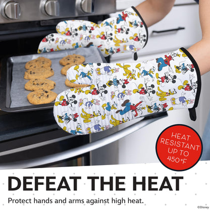 Disney Oven Mitts – Heat Resistant Silicone Grip, 2 Pack