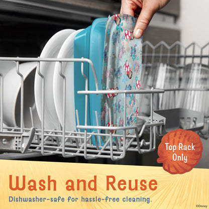 Disney Meal Prep Containers - 20 Piece Reusable Set with Lids