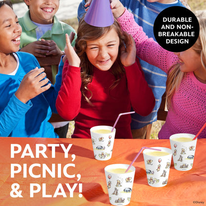 Disney Plastic Cups – 4 Pack 16 oz BPA-Free Stackable Tumblers