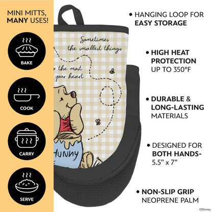 Disney Kitchen Towels & Mini Mitts Set - 4 Piece Bundle