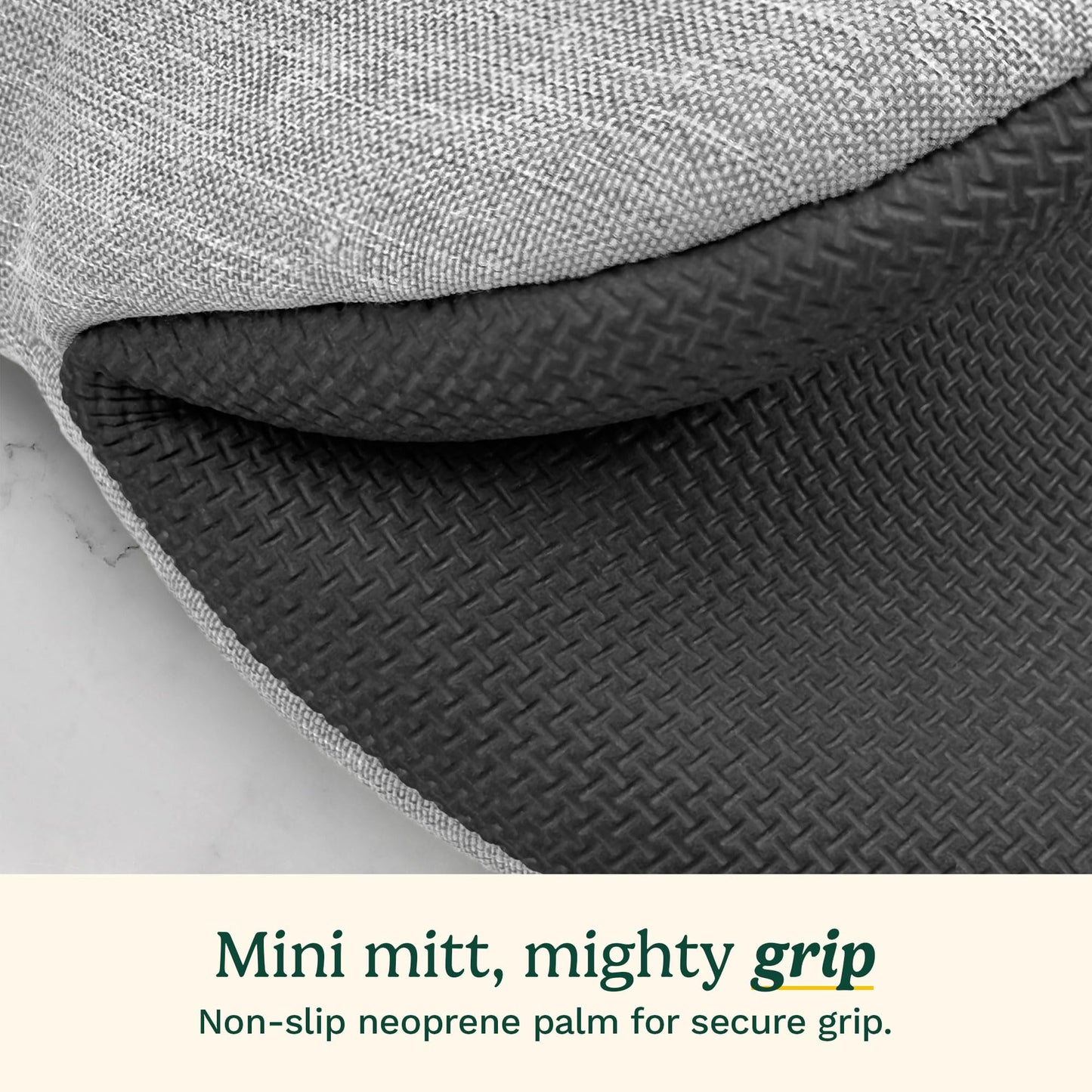 Cuisinart Chambray Mini Oven Mitts - Neoprene Grip, 2 Pack