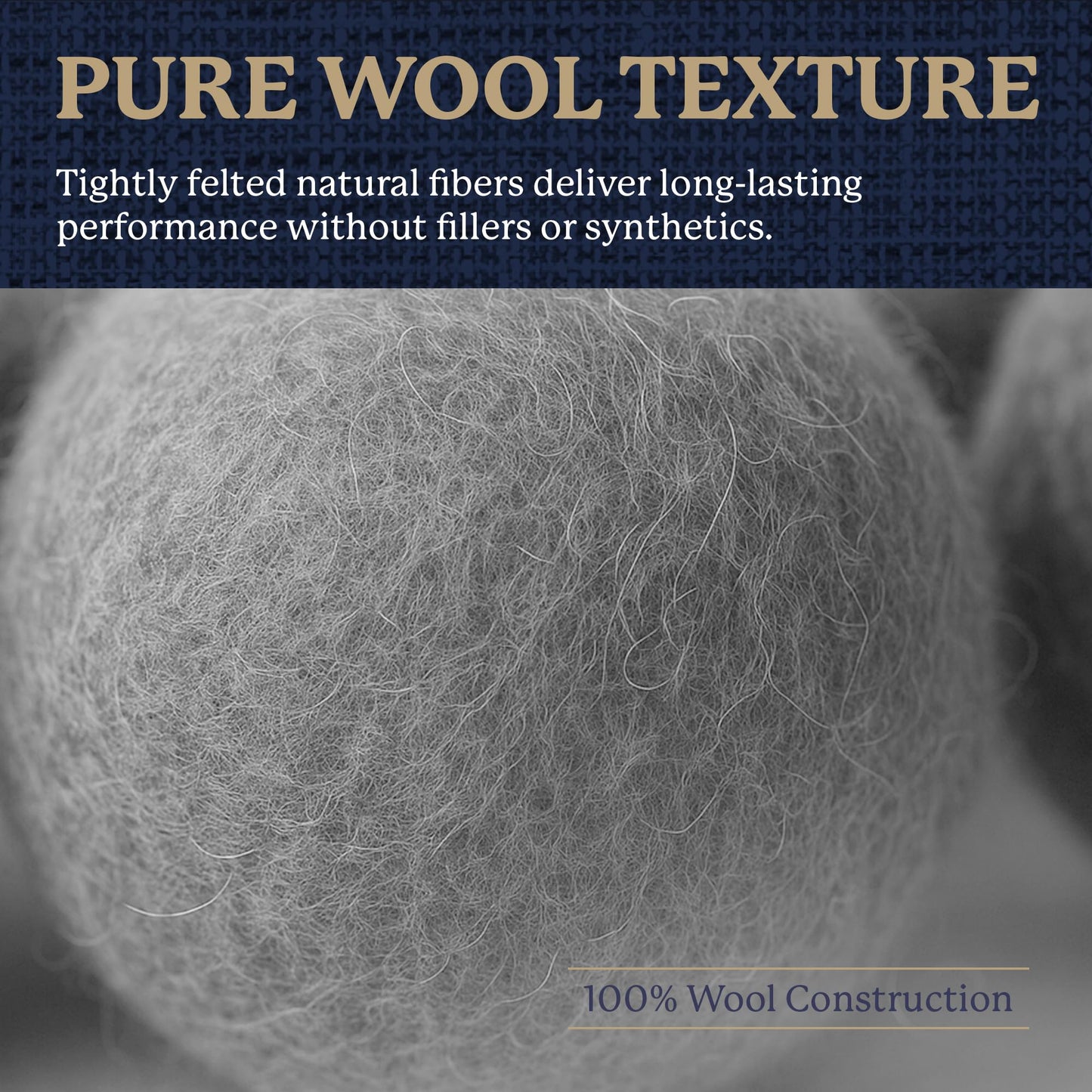 Farberware Wool Dryer Balls - 100% Wool, 4 Pack