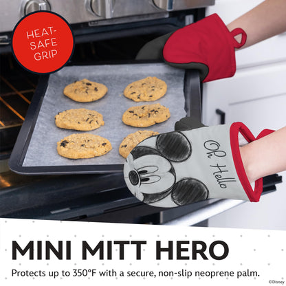 Disney Kitchen Towels & Mini Mitts Set - 4 Piece Bundle